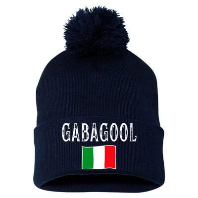 Gabagool Italian Slang Italian Saying Pom Pom 12in Knit Beanie