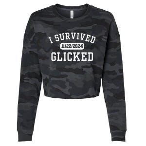 Glicked I Survived Glicked Wickiator Cropped Pullover Crew