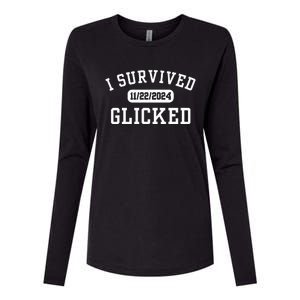 Glicked I Survived Glicked Wickiator Womens Cotton Relaxed Long Sleeve T-Shirt