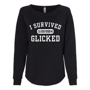 Glicked I Survived Glicked Wickiator Womens California Wash Sweatshirt