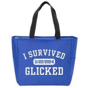 Glicked I Survived Glicked Wickiator Zip Tote Bag