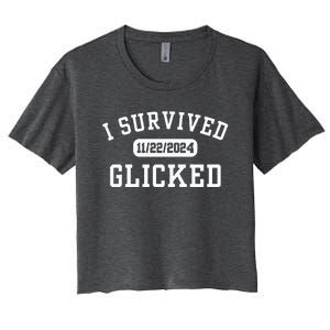 Glicked I Survived Glicked Wickiator Women's Crop Top Tee