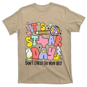 Groovy ItS Staar Day DonT Stress Do Your Best Test Day T-Shirt