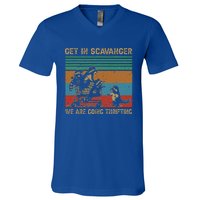 Get In Scavenger WeRe Going Thrifting V-Neck T-Shirt