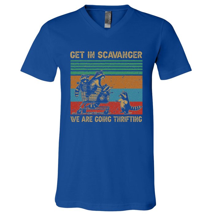 Get In Scavenger WeRe Going Thrifting V-Neck T-Shirt