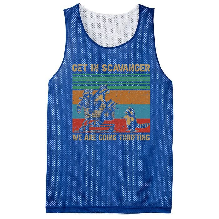 Get In Scavenger WeRe Going Thrifting Mesh Reversible Basketball Jersey Tank