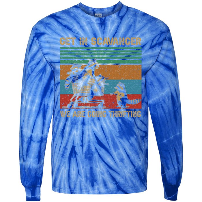 Get In Scavenger WeRe Going Thrifting Tie-Dye Long Sleeve Shirt