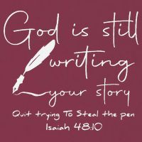 God Is Still Writing Your Story Quit Trying To Steal The Pen 16oz Travel Tumbler