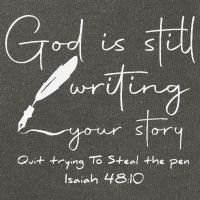 God Is Still Writing Your Story Quit Trying To Steal The Pen Cotton Canvas Backpack