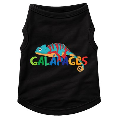 Galapagos Islands Summer Colorful Chameleon Exotic Animal Doggie Tank
