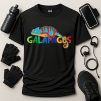 Galapagos Islands Summer Colorful Chameleon Exotic Animal Performance Shirt