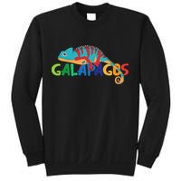 Galapagos Islands Summer Colorful Chameleon Exotic Animal Sweatshirt