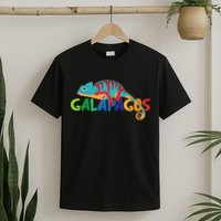 Galapagos Islands Summer Colorful Chameleon Exotic Animal T-Shirt