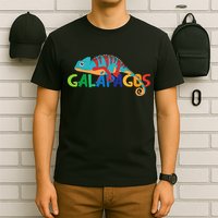 Galapagos Islands Summer Colorful Chameleon Exotic Animal T-Shirt