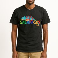 Galapagos Islands Summer Colorful Chameleon Exotic Animal Tall T-Shirt