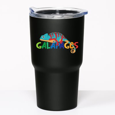 Galapagos Islands Summer Colorful Chameleon Exotic Animal Tumbler