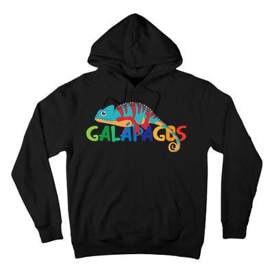 Galapagos Islands Summer Colorful Chameleon Exotic Animal Tall Hoodie