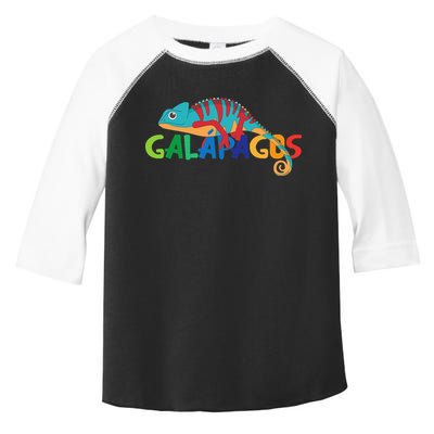 Galapagos Islands Summer Colorful Chameleon Exotic Animal Toddler Fine Jersey T-Shirt
