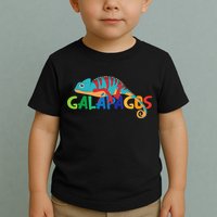 Galapagos Islands Summer Colorful Chameleon Exotic Animal Toddler T-Shirt
