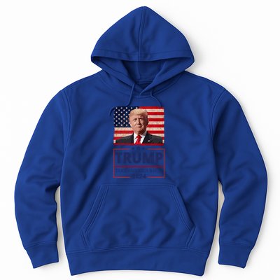 Great I Stand With Trump American Flag Vintage Gift Hoodie