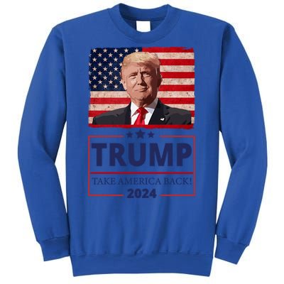 Great I Stand With Trump American Flag Vintage Gift Sweatshirt