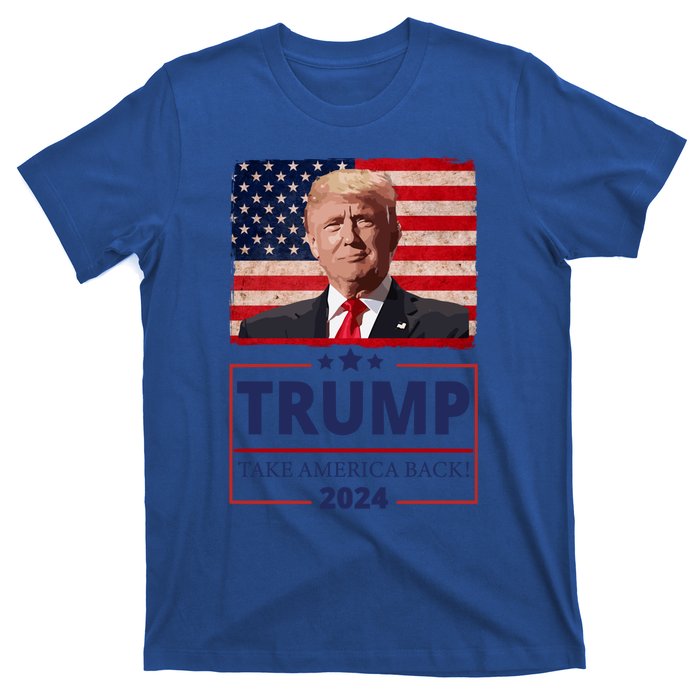 Great I Stand With Trump American Flag Vintage Gift T-Shirt