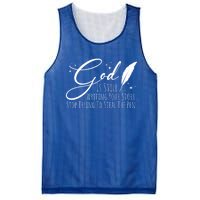 God Is Still Writing Your Story Stop Trying To Steal The Pen Cute Gift Mesh Reversible Basketball Jersey Tank