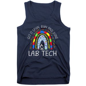 Get It Spun Run And Done Rainbow Laboratory Tech 2024 Tank Top