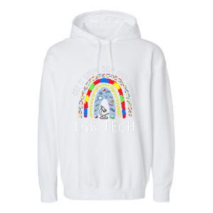 Get It Spun Run And Done Rainbow Laboratory Tech 2024 Garment-Dyed Fleece Hoodie