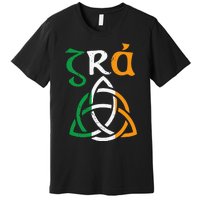 Gra Irish Saying for Love Irish Gaelic Ireland Claddagh Premium T-Shirt