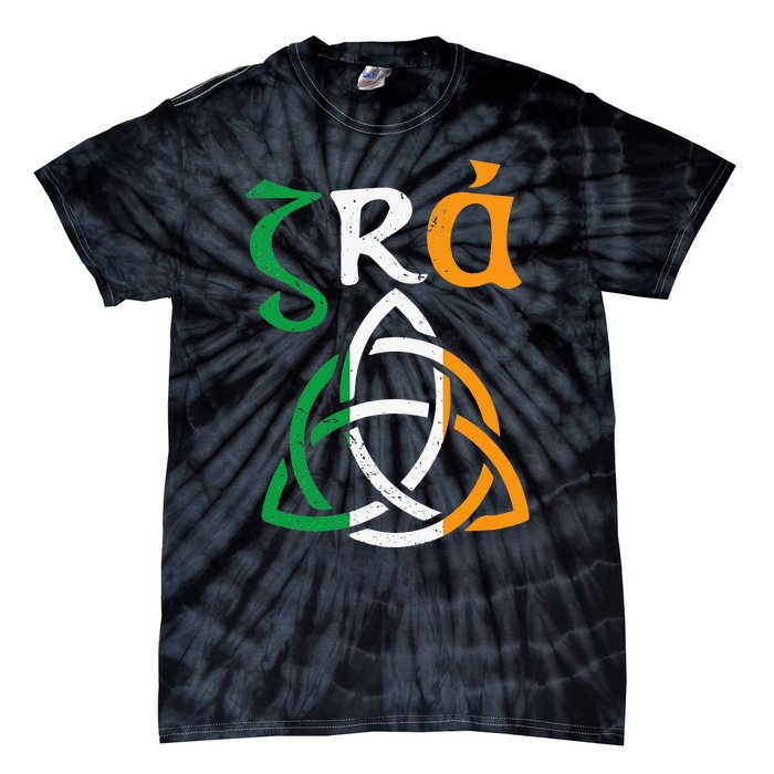 Gra Irish Saying for Love Irish Gaelic Ireland Claddagh Tie-Dye T-Shirt