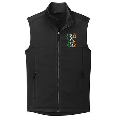 Gra Irish Saying for Love Irish Gaelic Ireland Claddagh Collective Smooth Fleece Vest