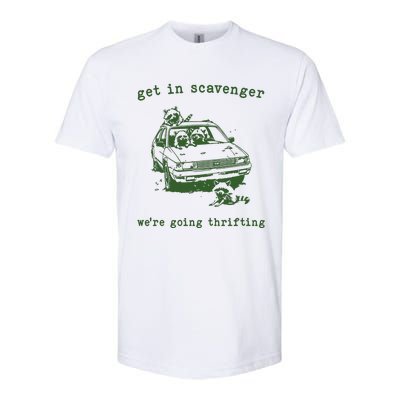 Get In Scavanger We Are Going Thrifting Retro Softstyle CVC T-Shirt