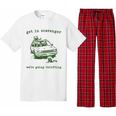 Get In Scavanger We Are Going Thrifting Retro Pajama Set