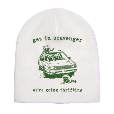 Get In Scavanger We Are Going Thrifting Retro Short Acrylic Beanie