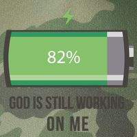 God Is Still Working On Me Battery Loading Legacy Tie Dye Trucker Hat