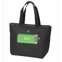 God Is Still Working On Me Battery Loading Zip Tote Bag