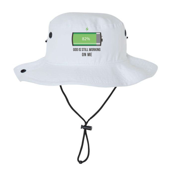 God Is Still Working On Me Battery Loading Legacy Cool Fit Booney Bucket Hat