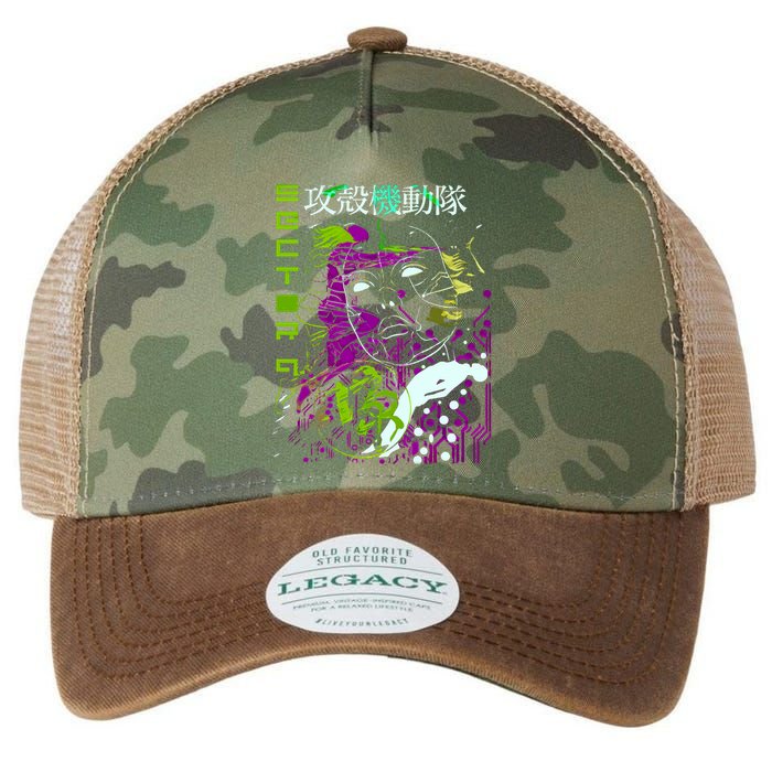 Ghost In The Shell Legacy Tie Dye Trucker Hat