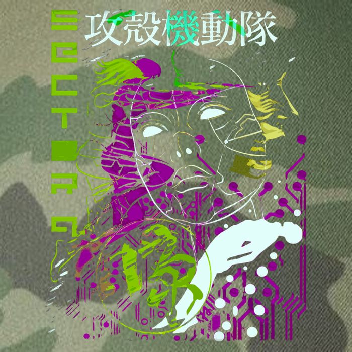 Ghost In The Shell Legacy Tie Dye Trucker Hat