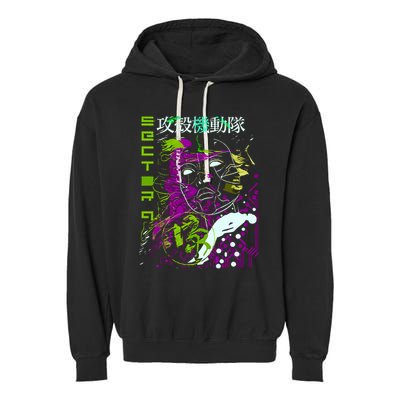 Ghost In The Shell Garment-Dyed Fleece Hoodie