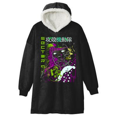 Ghost In The Shell Hooded Wearable Blanket