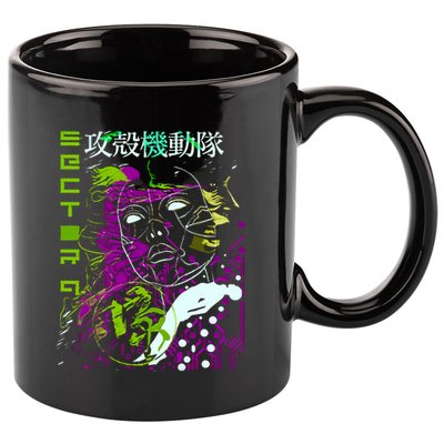 Ghost In The Shell 11oz C Handle Ceramic Mug
