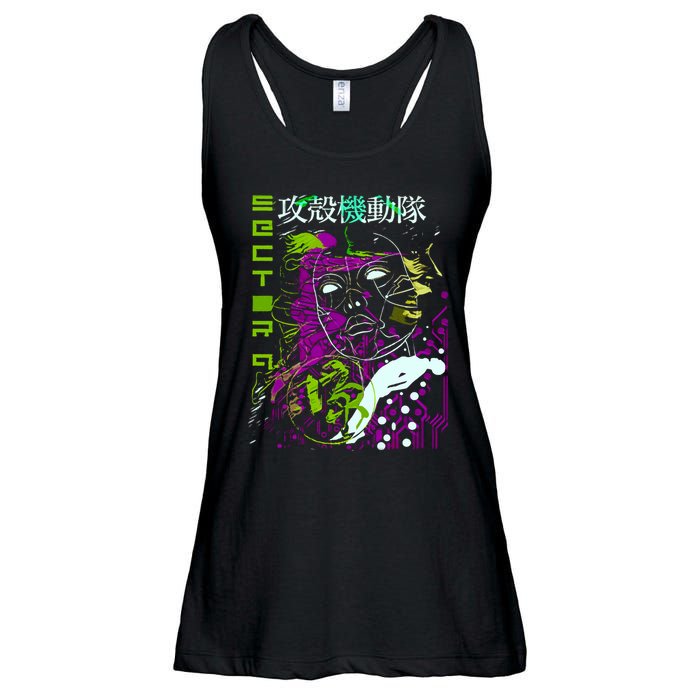 Ghost In The Shell Ladies Essential Flowy Tank