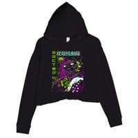 Ghost In The Shell Crop Fleece Hoodie
