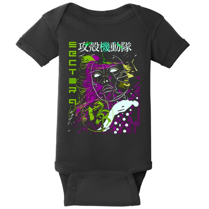 Ghost In The Shell Baby Bodysuit