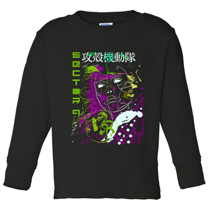 Ghost In The Shell Toddler Long Sleeve Shirt