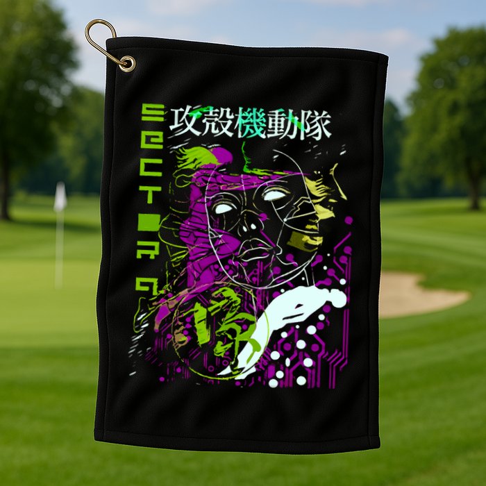 Ghost In The Shell Golf Towel