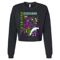Ghost In The Shell Cropped Pullover Crew