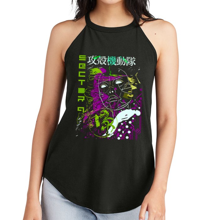 Ghost In The Shell Women's Perfect Tri Rocker Tank